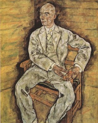 Portrait of Victor Ritter von Bauer (mk12), Egon Schiele